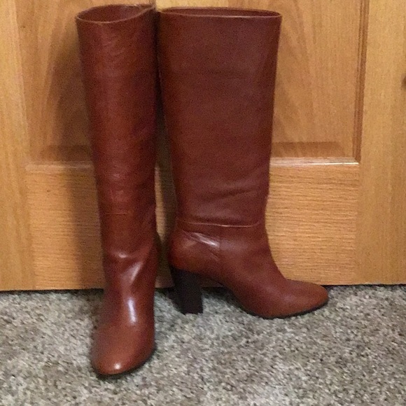 Lord & Taylor Shoes - Lord and Taylor cognac leather tall boots